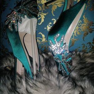 mathias embellished slingback pumps